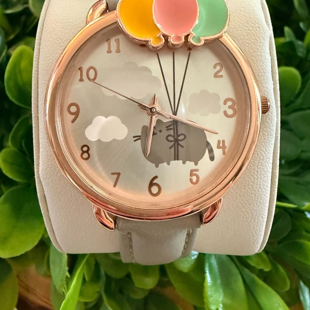 Pusheen Balloon Watch Rose Gold & Gray | New Without Box